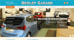 Desktop Screenshot of beoleygarage.co.uk